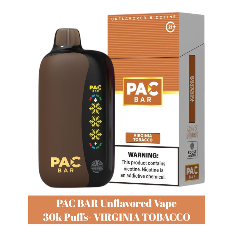 Pac Bar 30k Unflavored 4%Disposable Vape - 5ct Pac Bar 30k Unflavored 4%Disposable Vape - 5ct