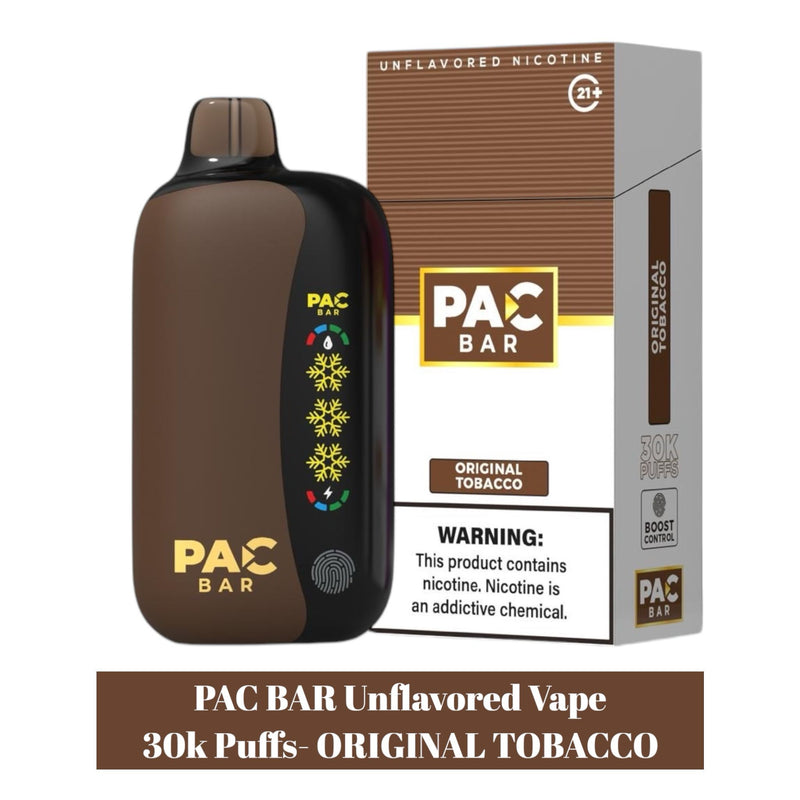 Pac Bar 30k Unflavored 4%Disposable Vape - 5ct Pac Bar 30k Unflavored 4%Disposable Vape - 5ct