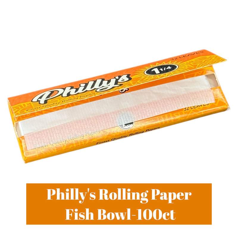 Philly's Rolling Paper Fish Bowl- 100ct