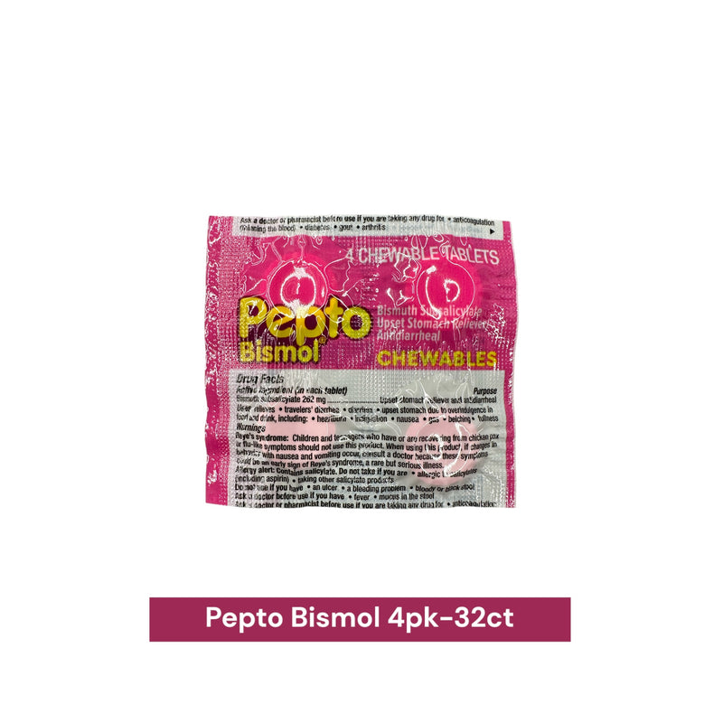 Pepto Bismol Diarrhea 4pk Original-32ct