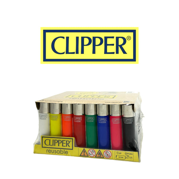 Clipper Lighters Plain Large- 48ct