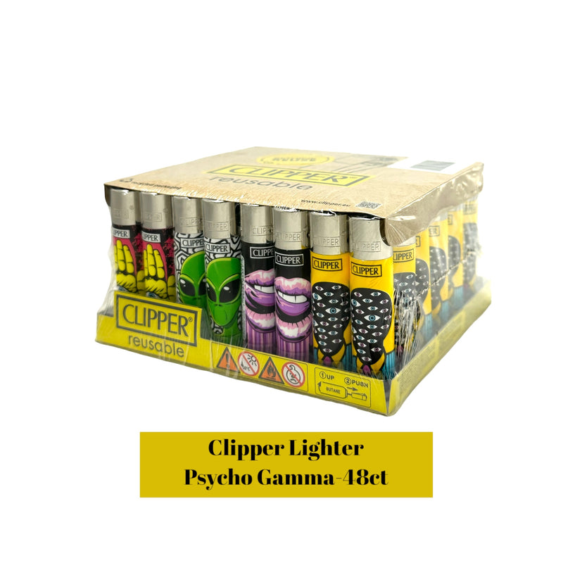 Clipper Lighter Psycho Gama CP11-48ct
