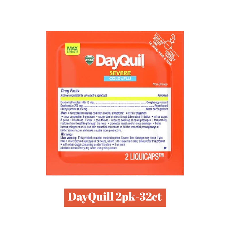 DayQuill Cols & Flu Caplets 2pk- 32ct