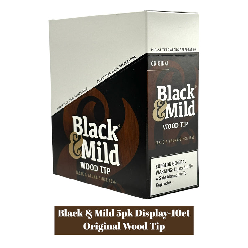 Black & Mild Cigars 5pk/ 10ct