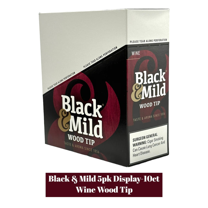 Black & Mild Cigars 5pk/ 10ct