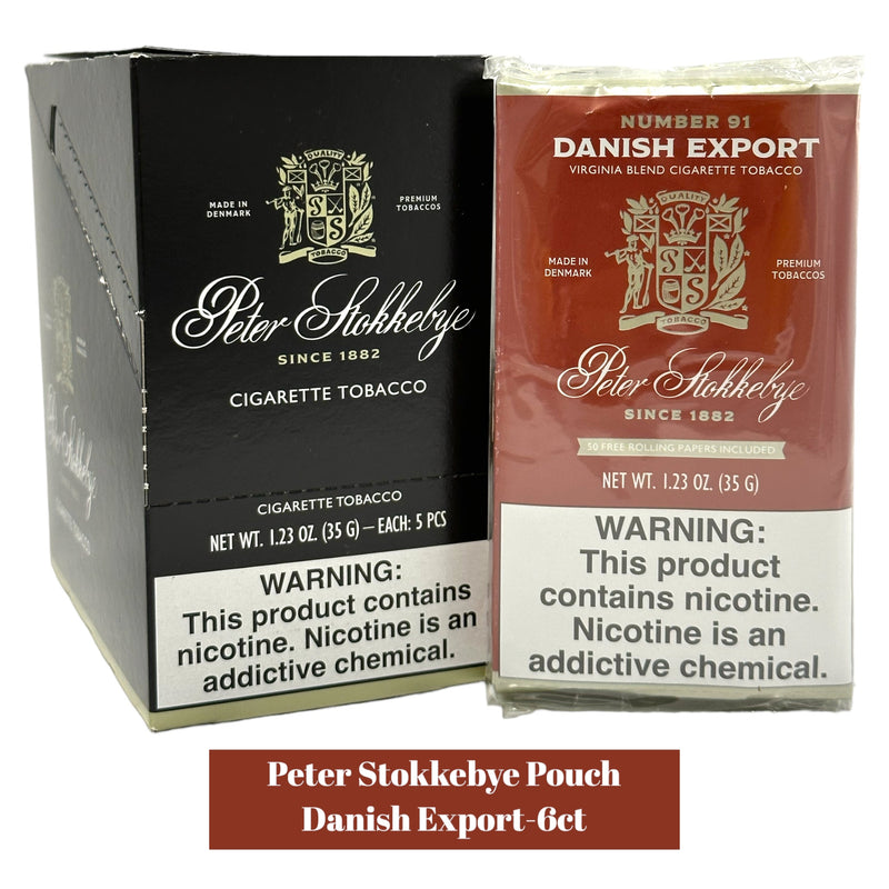 danish export tobacco where to buy Peter Stokkebye 1.23 oz Pouch Display-5ct danish export tobacco where to buy Peter Stokkebye 1.23 oz Pouch Display-5ct