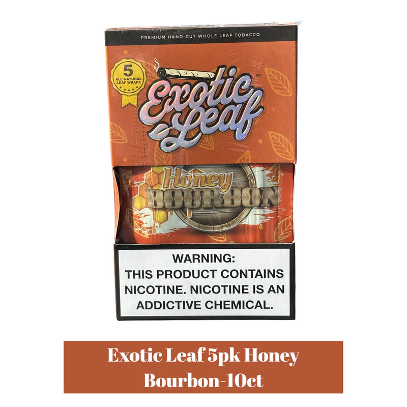 Exotic Leaf Blunt Wraps 5pk Display- 10ct