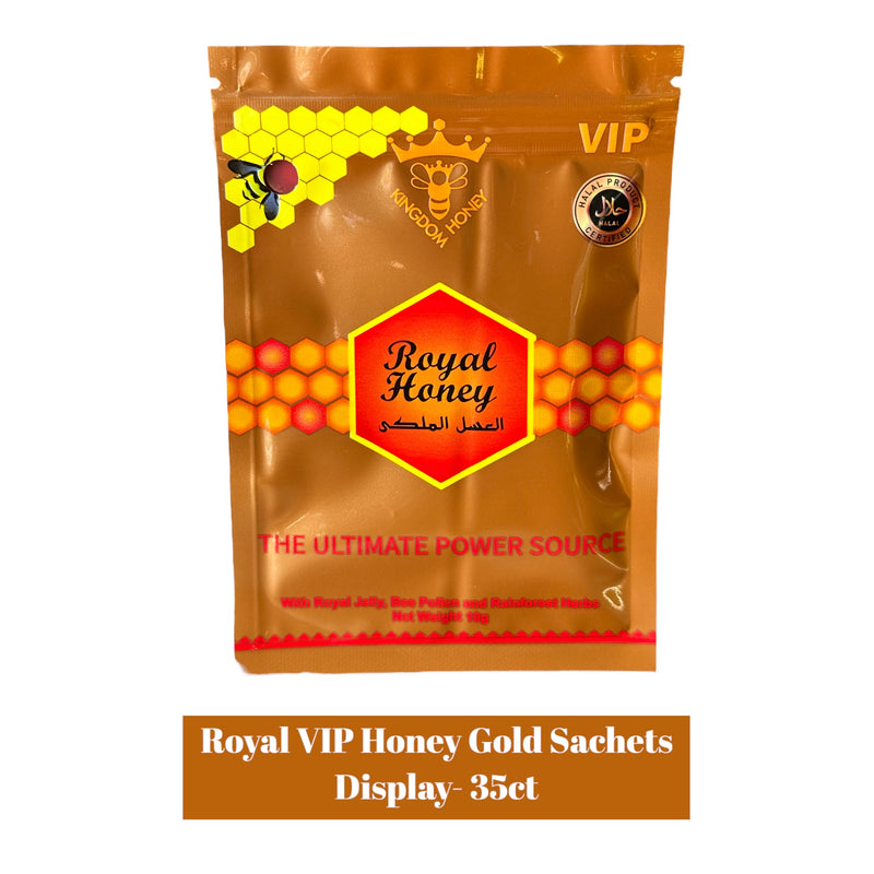 Royal Vip Honey GOLD Sachet Display-35ct