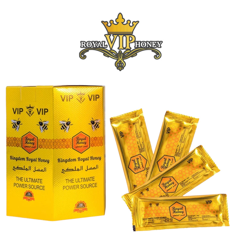 Royal Vip Honey HEXA Sachet Display-24ct