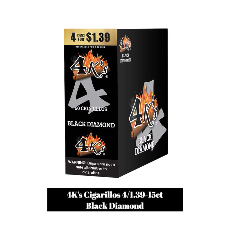 Good Times 4K's Cigarillos 4pk for 1.39- 15ct