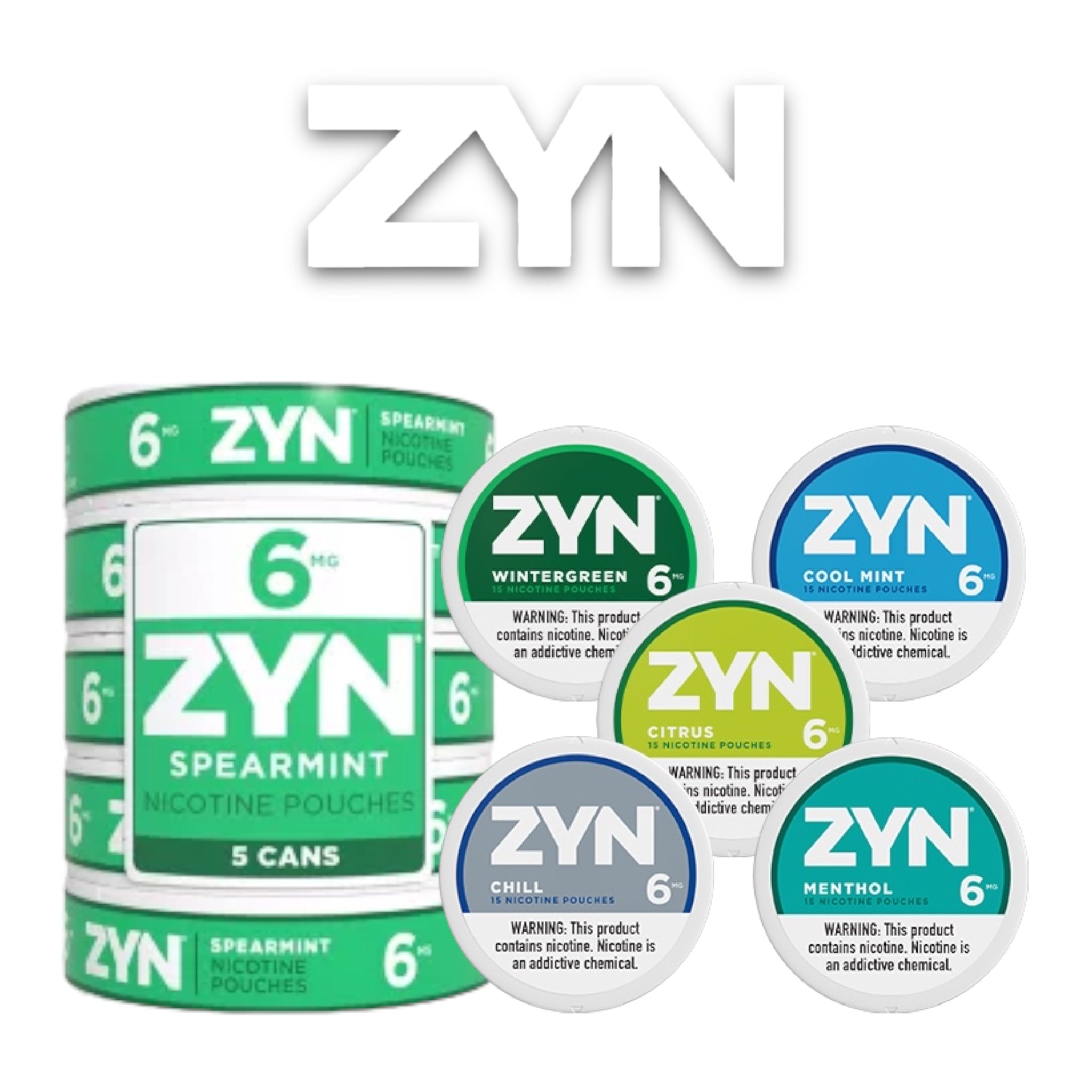 Zyn Chewing Tobacco 6mg Pouch -5ct | SoCAL Distro LLC