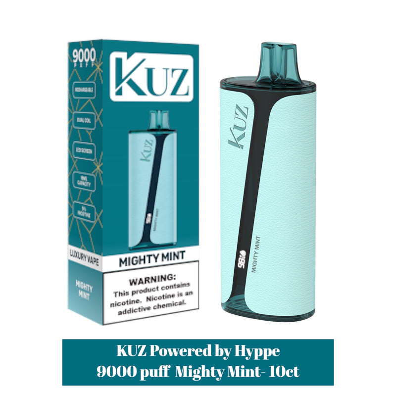 Kuz 9000 puff 5% Disposable Vape -10 pack