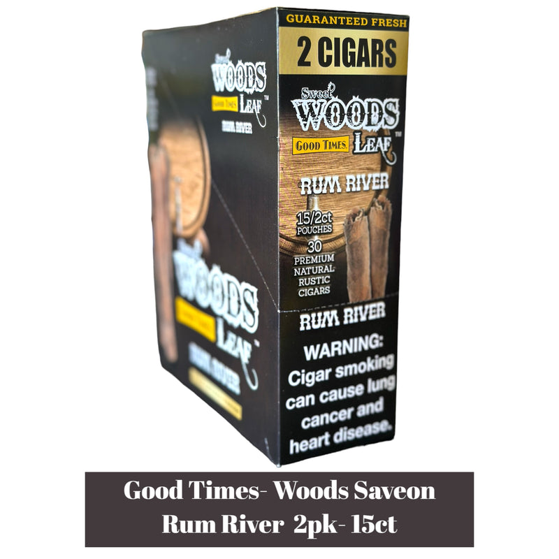 Good Times Woods Saveon Cigarillos Pouch 2pk Display- 15ct