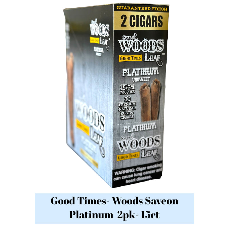 Good Times Sweet Woods Platinum 15 Pouches Of 2