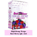 High Hemp Herbal Blunt Wraps 2pk- 25ct