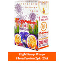 High Hemp Herbal Blunt Wraps 2pk- 25ct