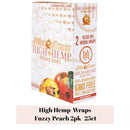 High Hemp Herbal Blunt Wraps 2pk- 25ct