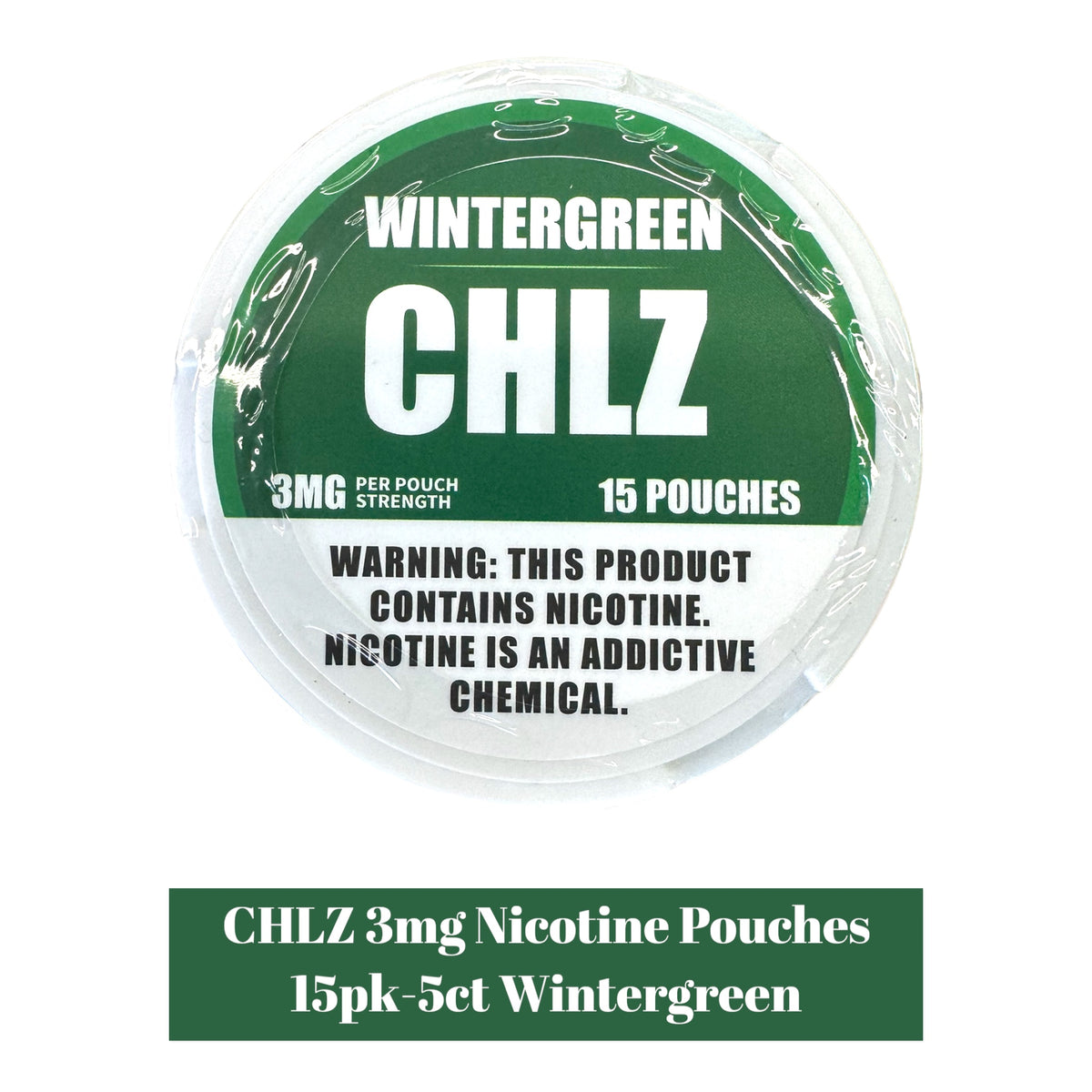 CHLZ Nicotine Pouch 3mg 15pk - 5ct