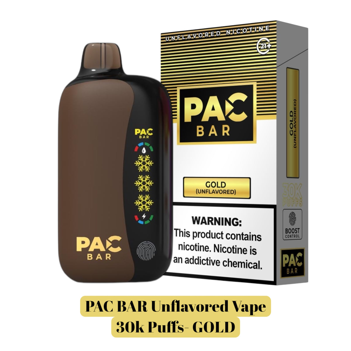 Pac Bar 30k Unflavored 4%Disposable Vape - 5ct Pac Bar 30k Unflavored 4%Disposable Vape - 5ct