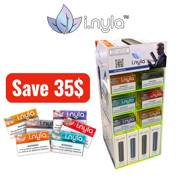 Inyla Display 40 sticks pack + 15 devices
