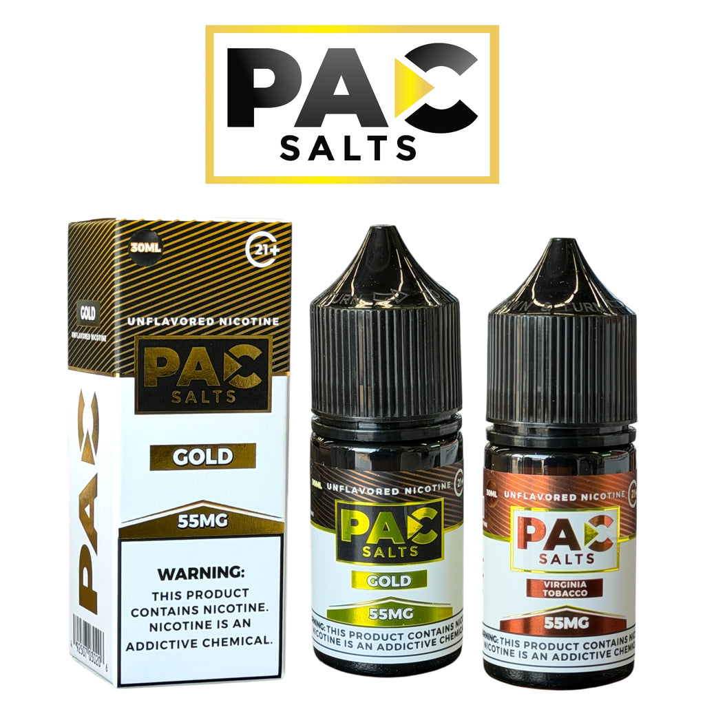 PAC Salts Unflavored Salt Nicotine 55mg - 30ml PAC Salts Unflavored Salt Nicotine 55mg - 30ml