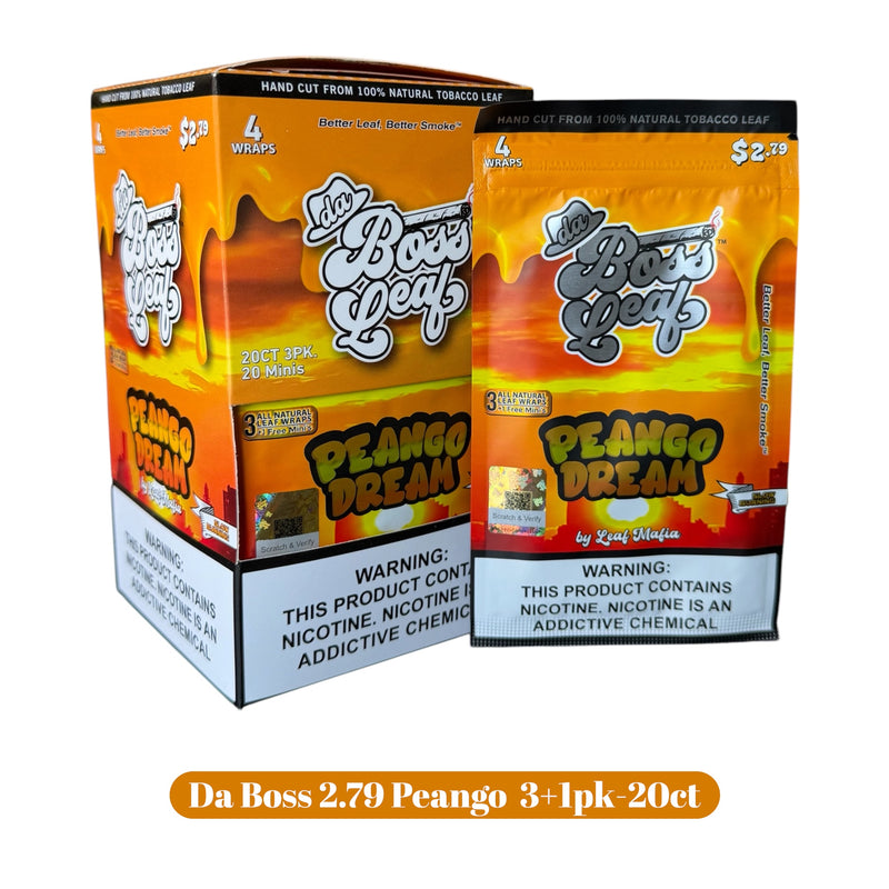 Da Boss 2.79 Leaf 3+1pk-20ctSoCAL Distro LLC