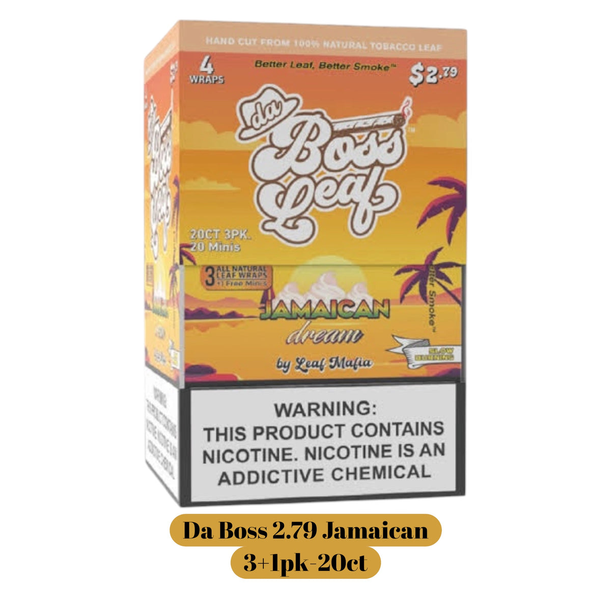 Da Boss 2.79 Leaf 3+1pk-20ct