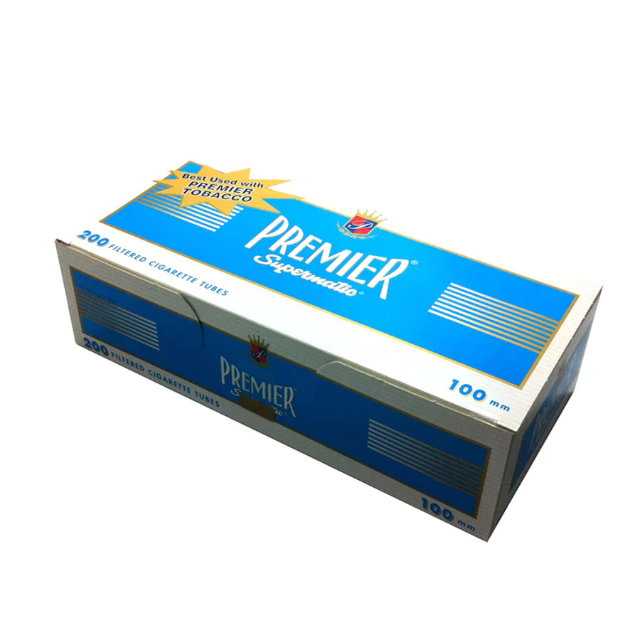Premier Empty Tube 100's 200ct- 5 pk
