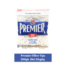 Premier Filter Tips 200pk-18ct Display