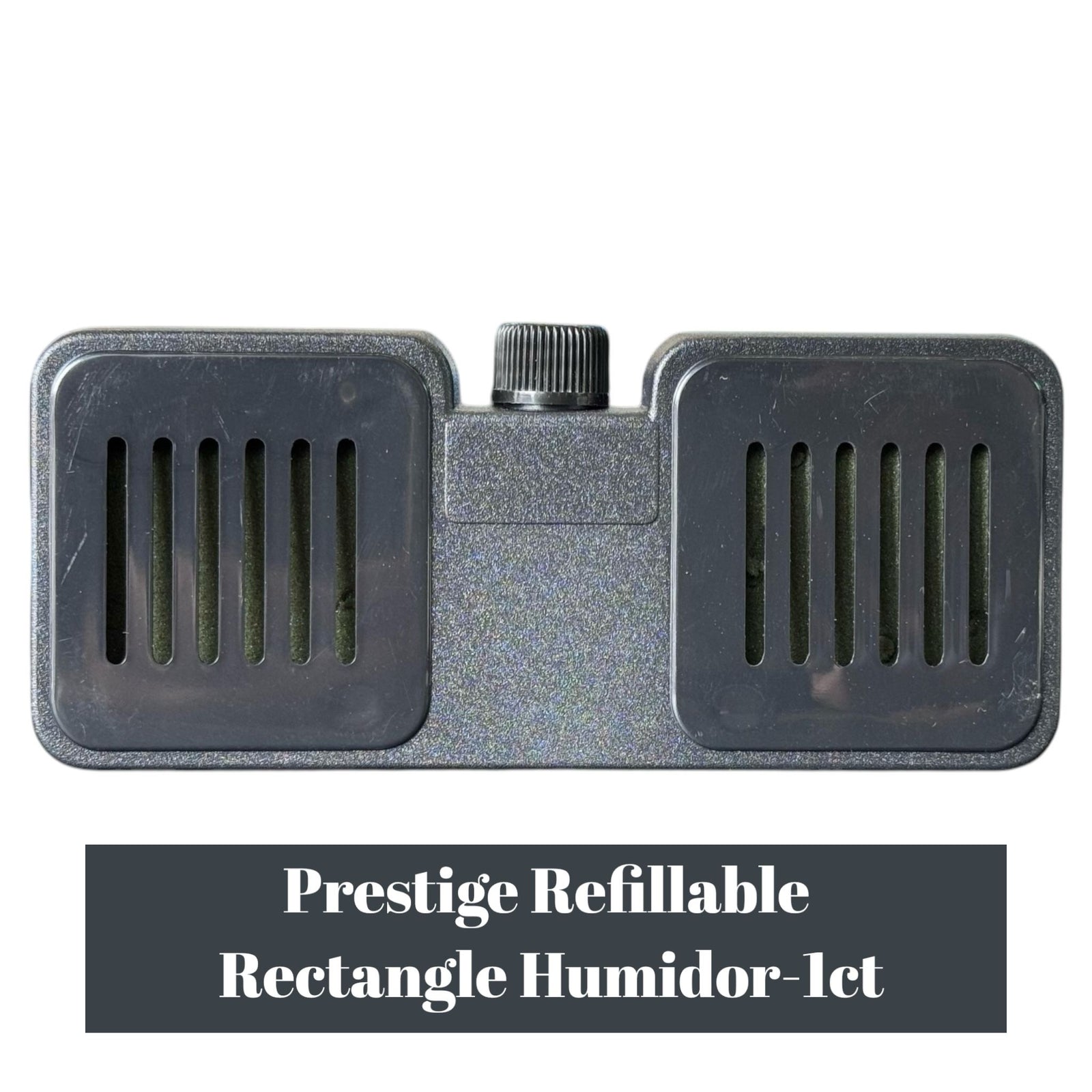 Prestige Refillable Rectangle Humidor-1ct