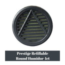 Prestige Refillable Round Humidor-1ct