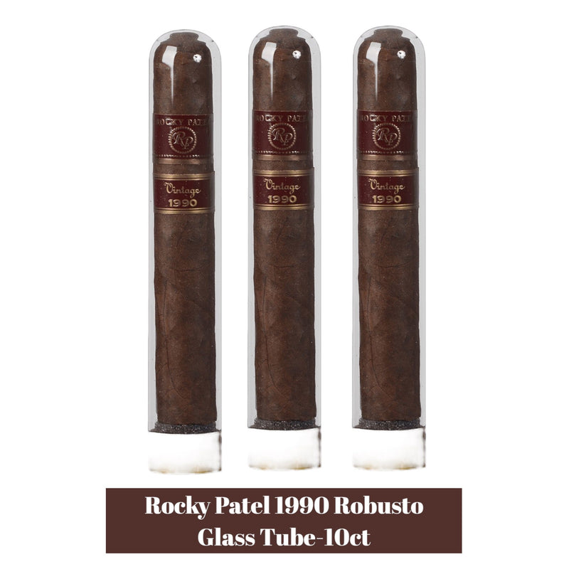 Rocky Patel 1990 Robusto Glass Tube- 10ct