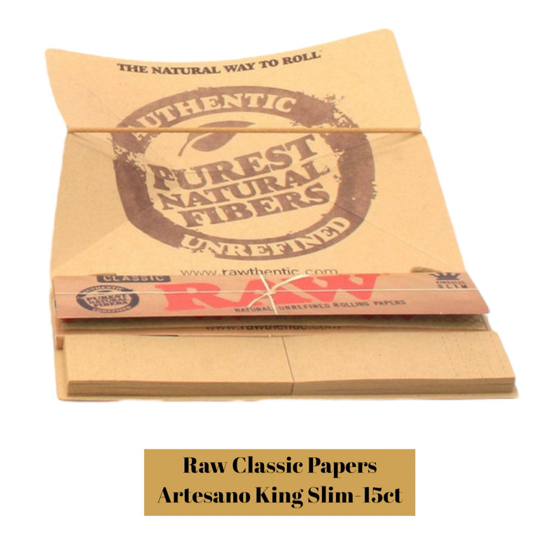 Raw Classic Papers Artesano King Slim 15ct