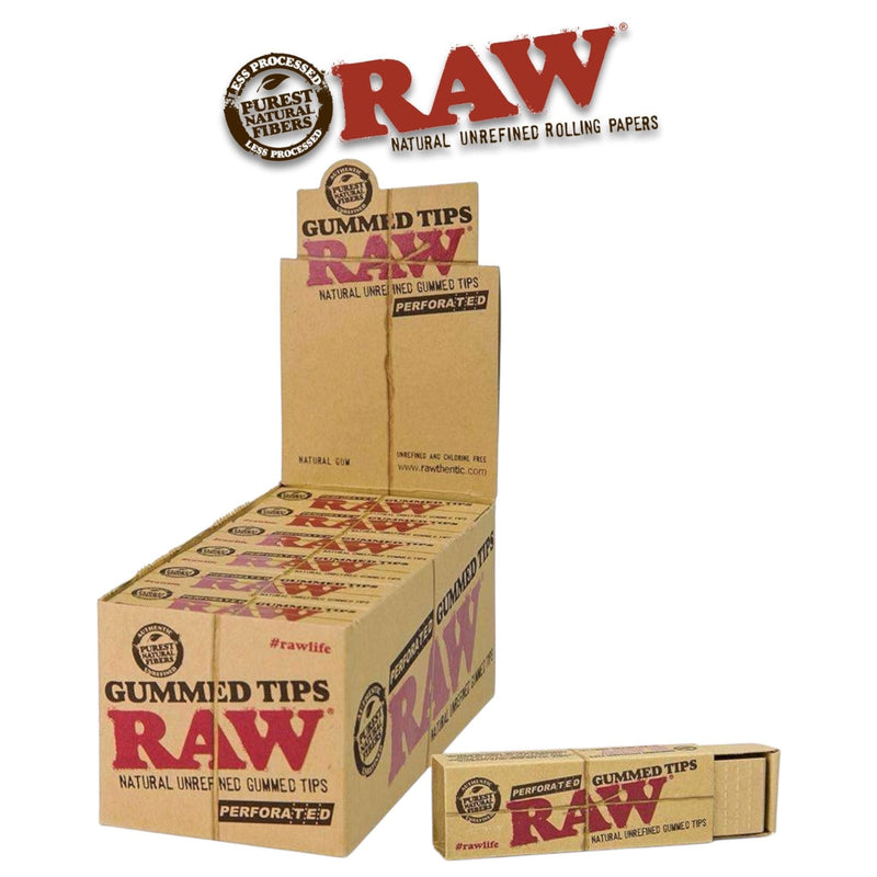 Raw Gummed Tips Perforated-24ct