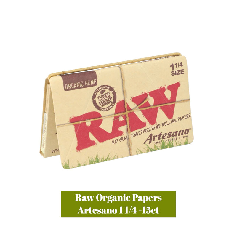 Raw Organic Papers Artesano 1 1/4-15ct