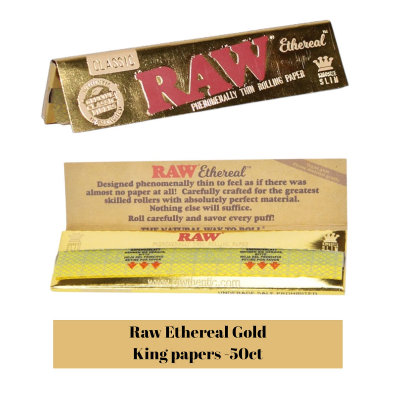 Raw Ethereal Gold King Papers -50ct