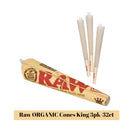 Raw ORGANIC Cones King 3pk-32ct