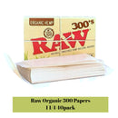 Raw Organic 300 Papers 1 1/4 -40pack