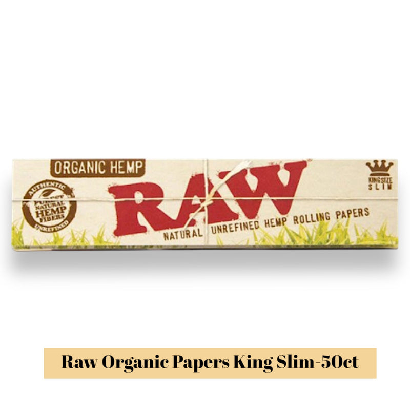 Raw Organic Papers King Slim-50ct