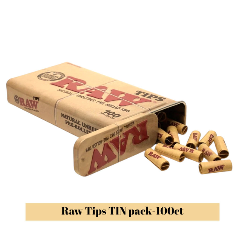 Raw Tips TIN pack-100ct