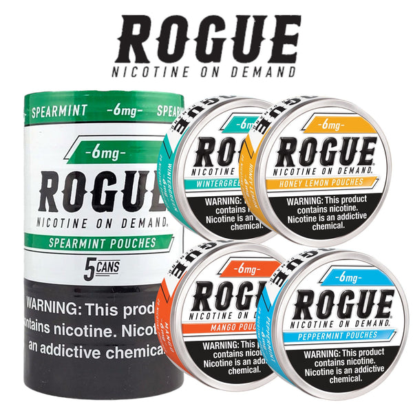 Rogue 6mg Nicotine Pouches 20pk- 5ct