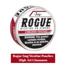 Rogue 3mg Nicotine Pouches 20pk- 5ct