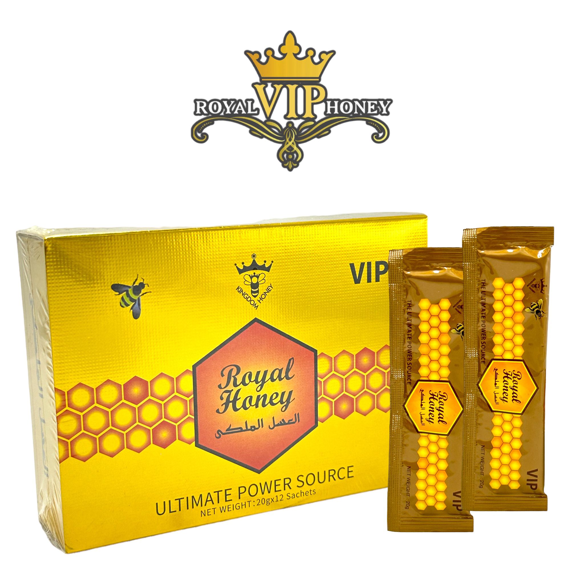 Royal Vip Honey Sachet Display 12ct SoCAL Distro LLC royal-vip-honey-sachet-display-12ct-socal-distro-llc
