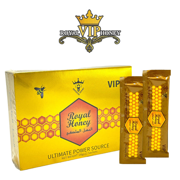 Royal Vip Honey Sachet Display-12ct