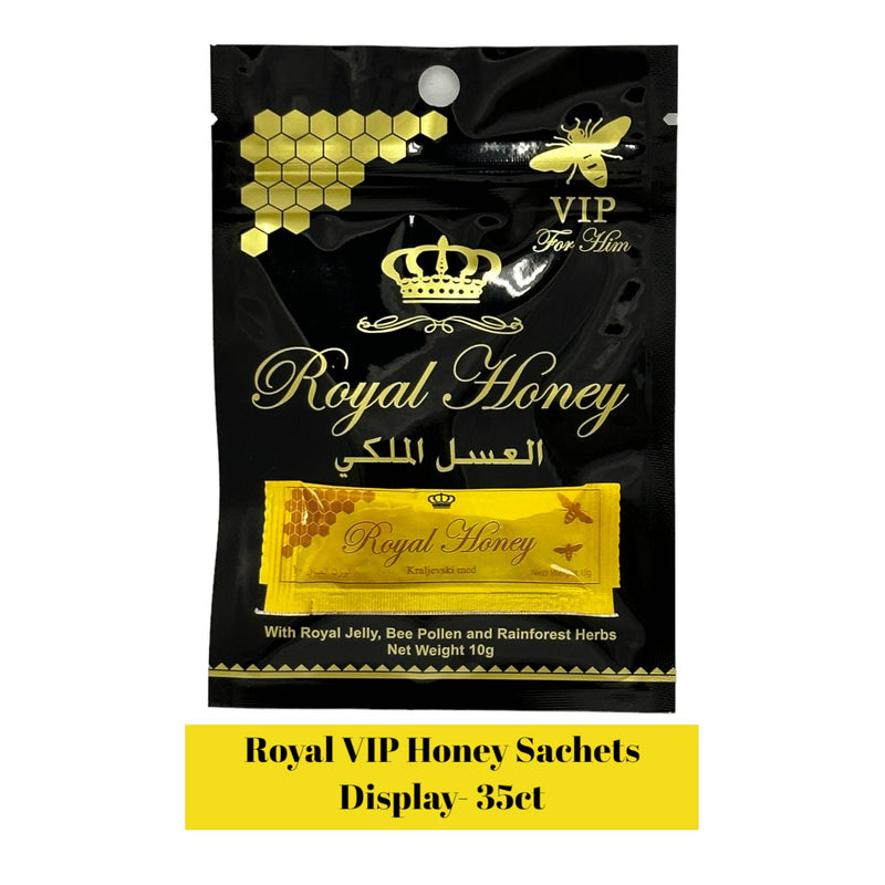 Royal Vip Honey Sachet Display-35ct