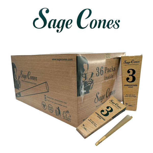 Sage Cones King 3pk- 36ct Display