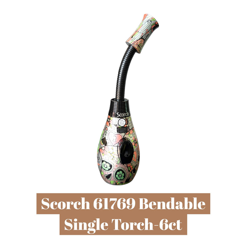 Scorch 61769 Bendable Single Torch -6ct