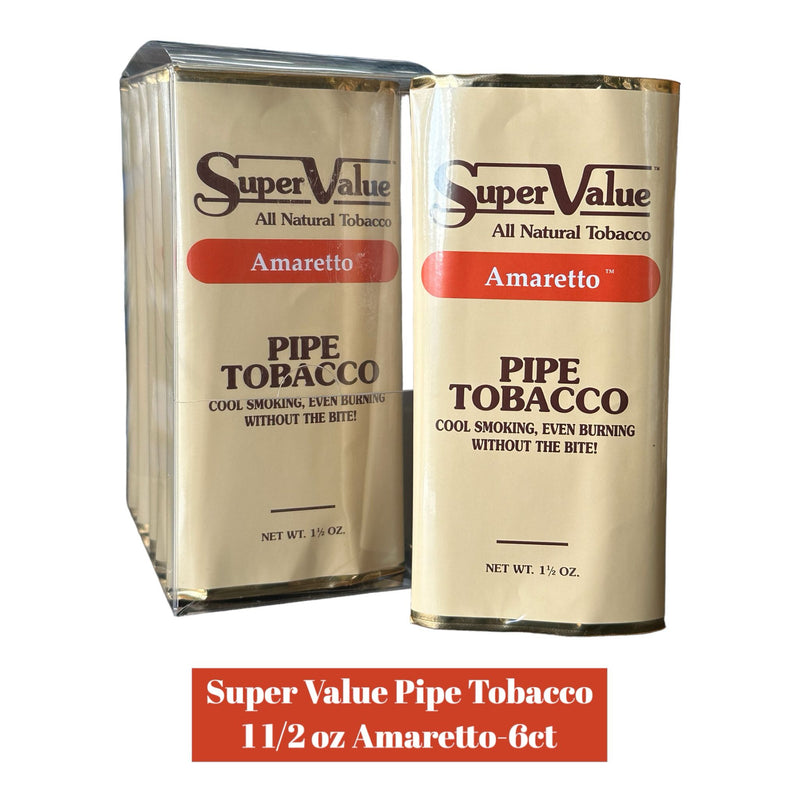 Super Value Pipe Tobacco 1.5 oz -6ct