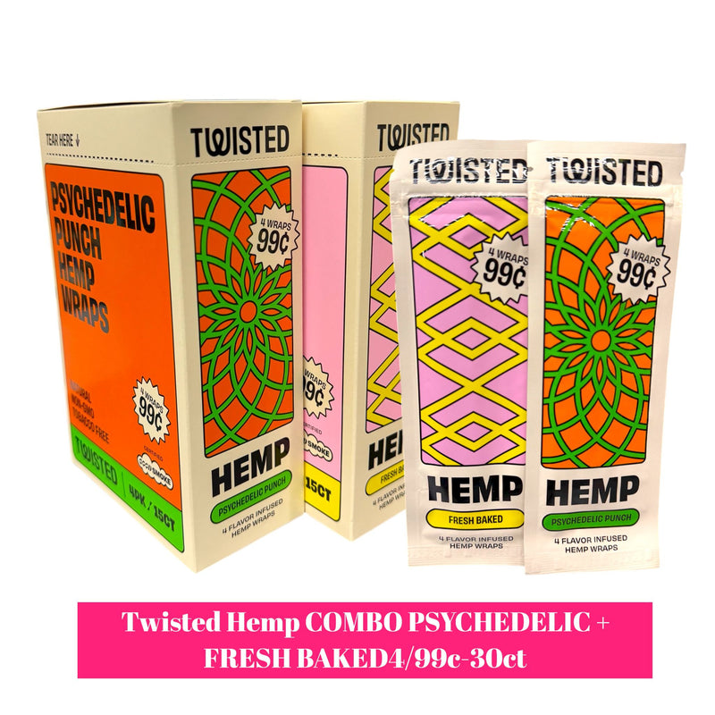 Twisted Hemp COMBO PSY Fresh 4/99c-30ct