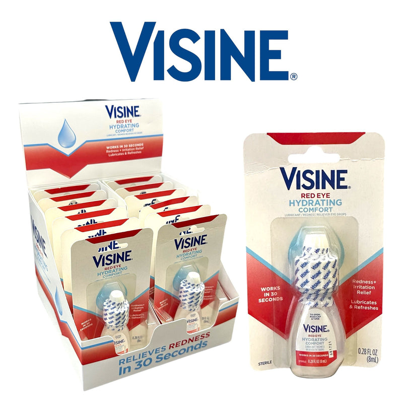 Visine Eye Drops 1pk- 12ct